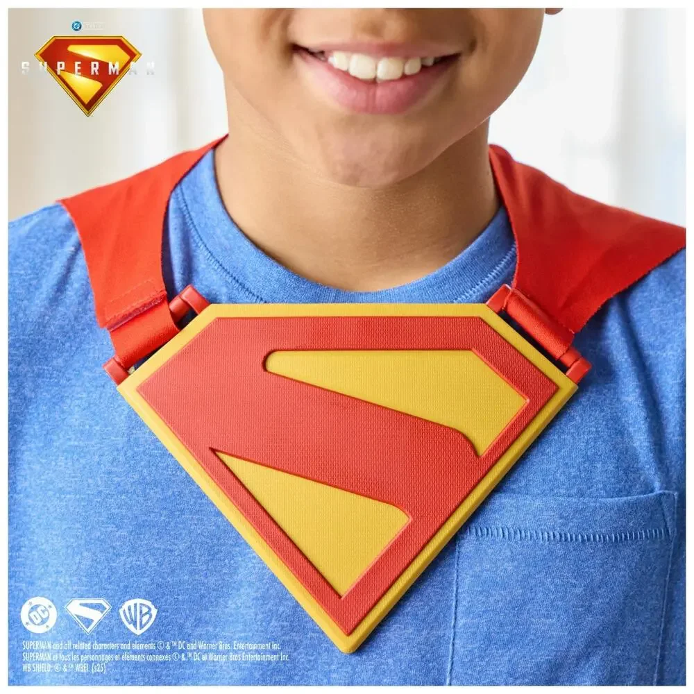 DC Comics, SUPERMAN Power Cape Set, Super Heroes Halloween Costume for Kids with